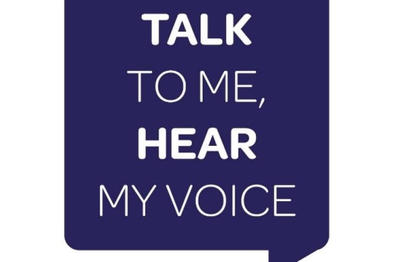Talk to me, hear my voice
