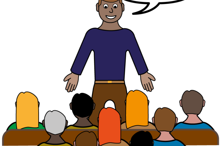 Talk to group